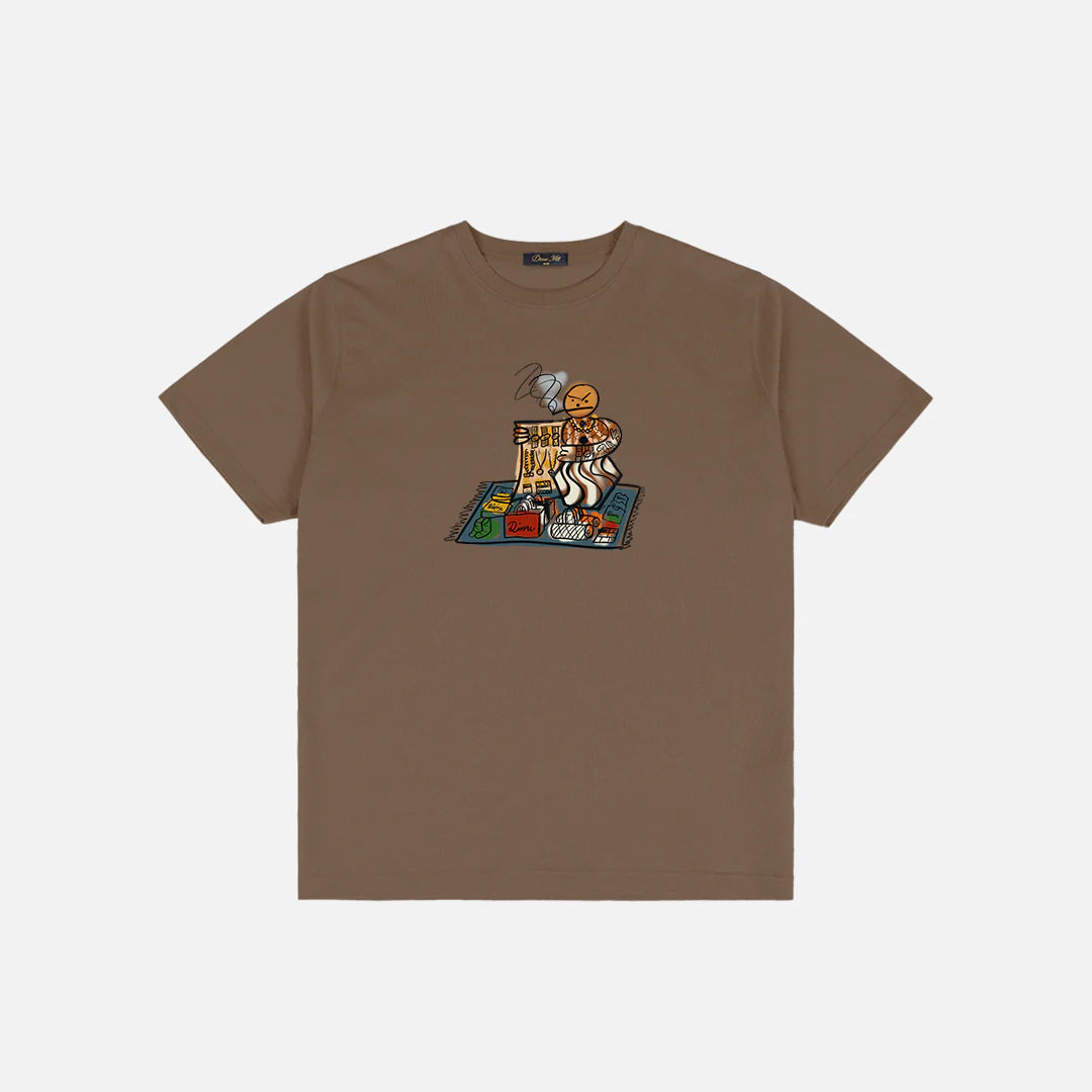 Dime Snackman Dealer T-Shirt - Chocolate