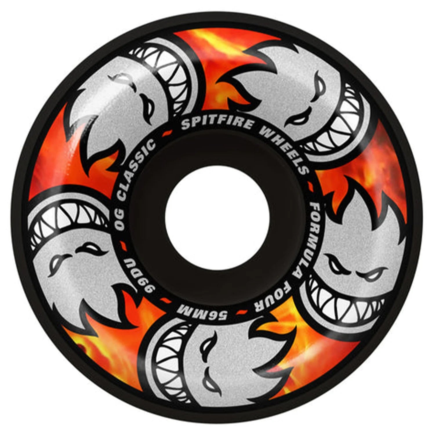 Spitfire Multiball OG Classic Black F4 99A 56mm
