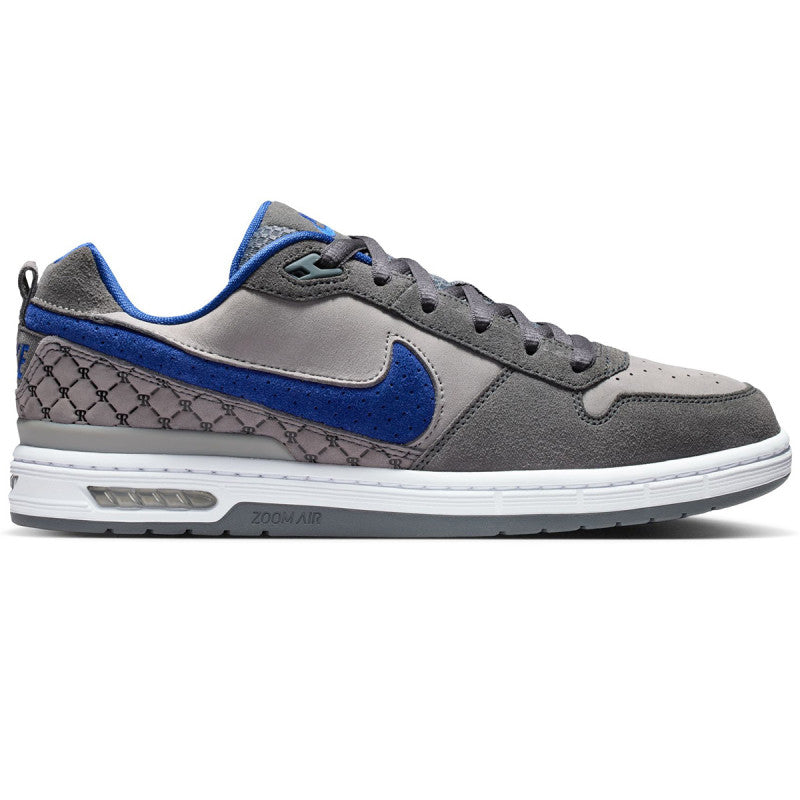 Nike SB Paul Rodriguez Zoom Air Low DG (P-Rod 1) - Flint Grey / Deep Royal Blue