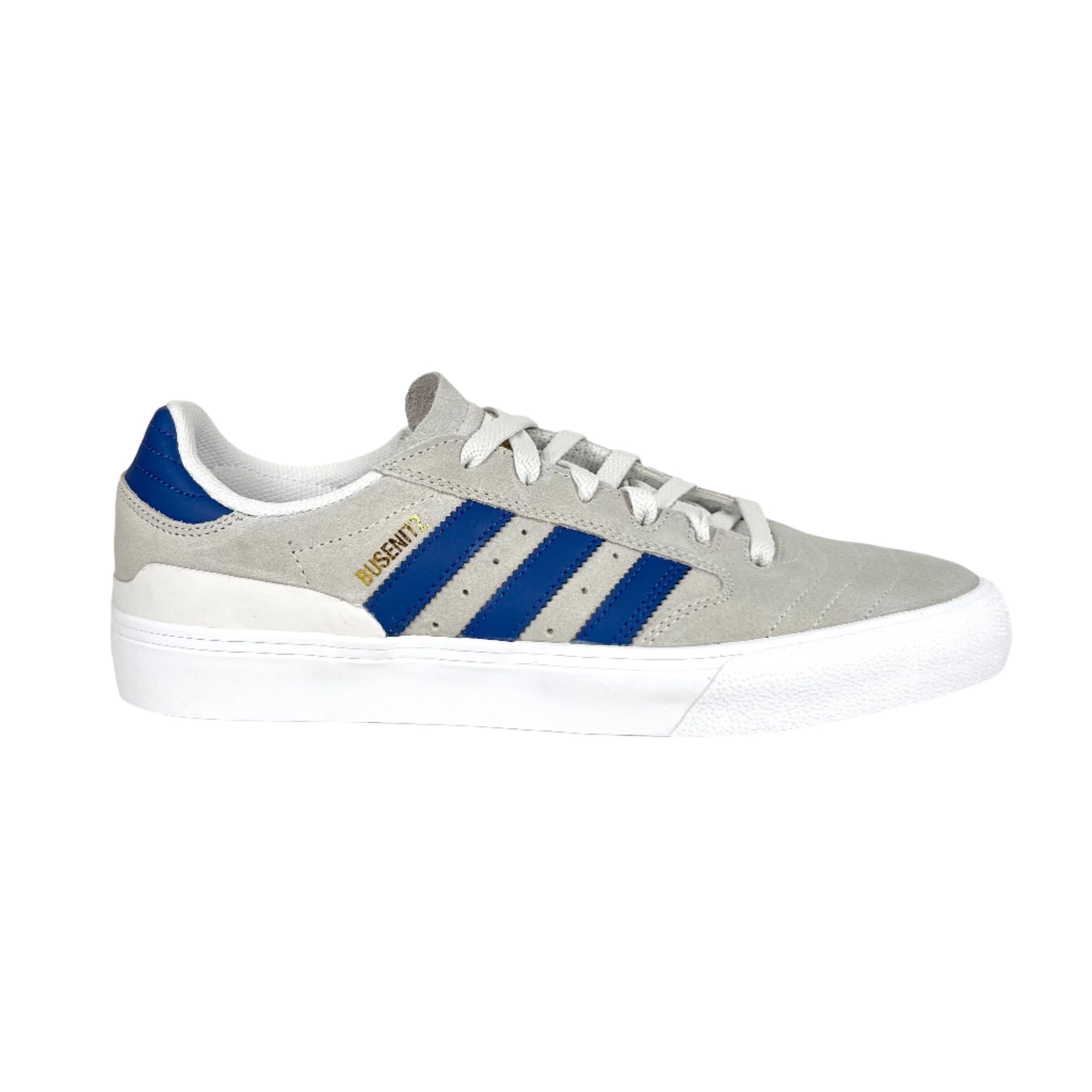 Adidas Busenitz Vulc II - Crystal White/ Royal Blue/ Grey