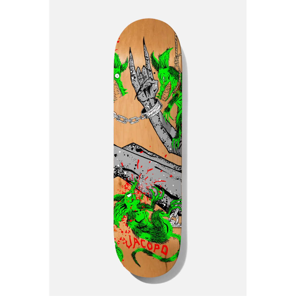Baker Jacopo Toxic Rats Skateboard Deck - 8.25