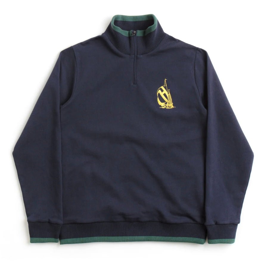 Hélas x Nautica Quarter Zip Sweater - Navy