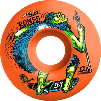 Bones Neonderthal Wheels - 100A 53mm Assorted Colors