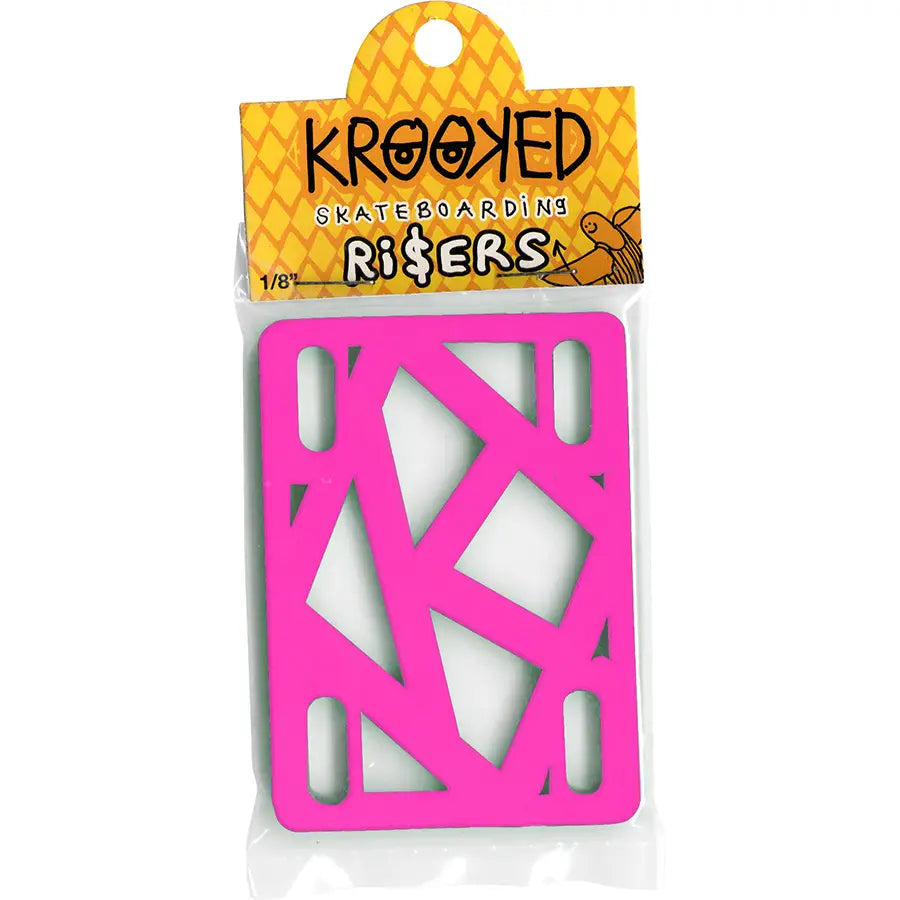 Krooked Risers 1/8” Pink