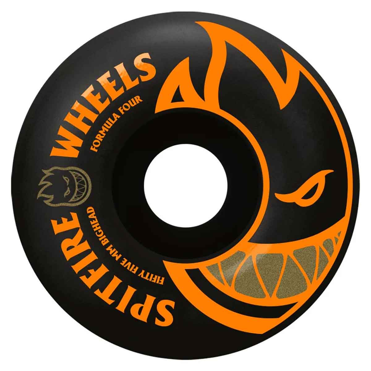 Spitfire Formula Four Bighead Black Orange 99a - 55mm