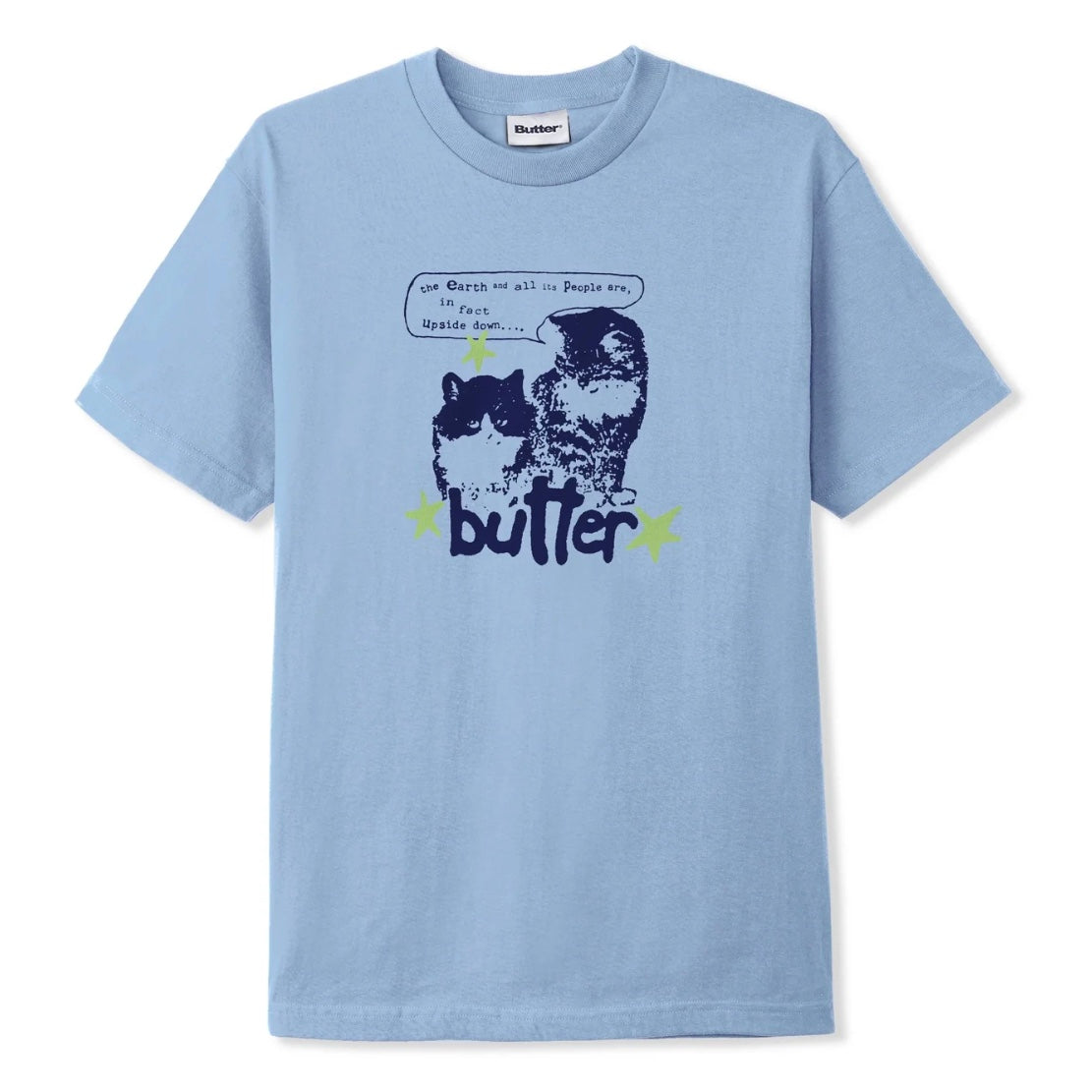 Butter Goods Upside Down Tee - Lake Blue