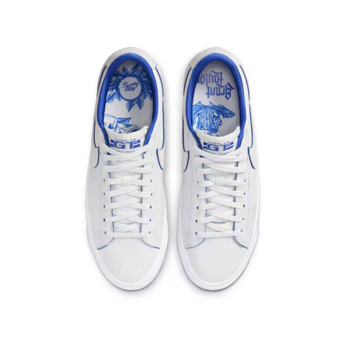 Nike SB Blazer Low Pro GT PRM - Summit White/Game Royal