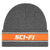 Sci-Fi Fantasy Stripe Fold Beanie - Heather