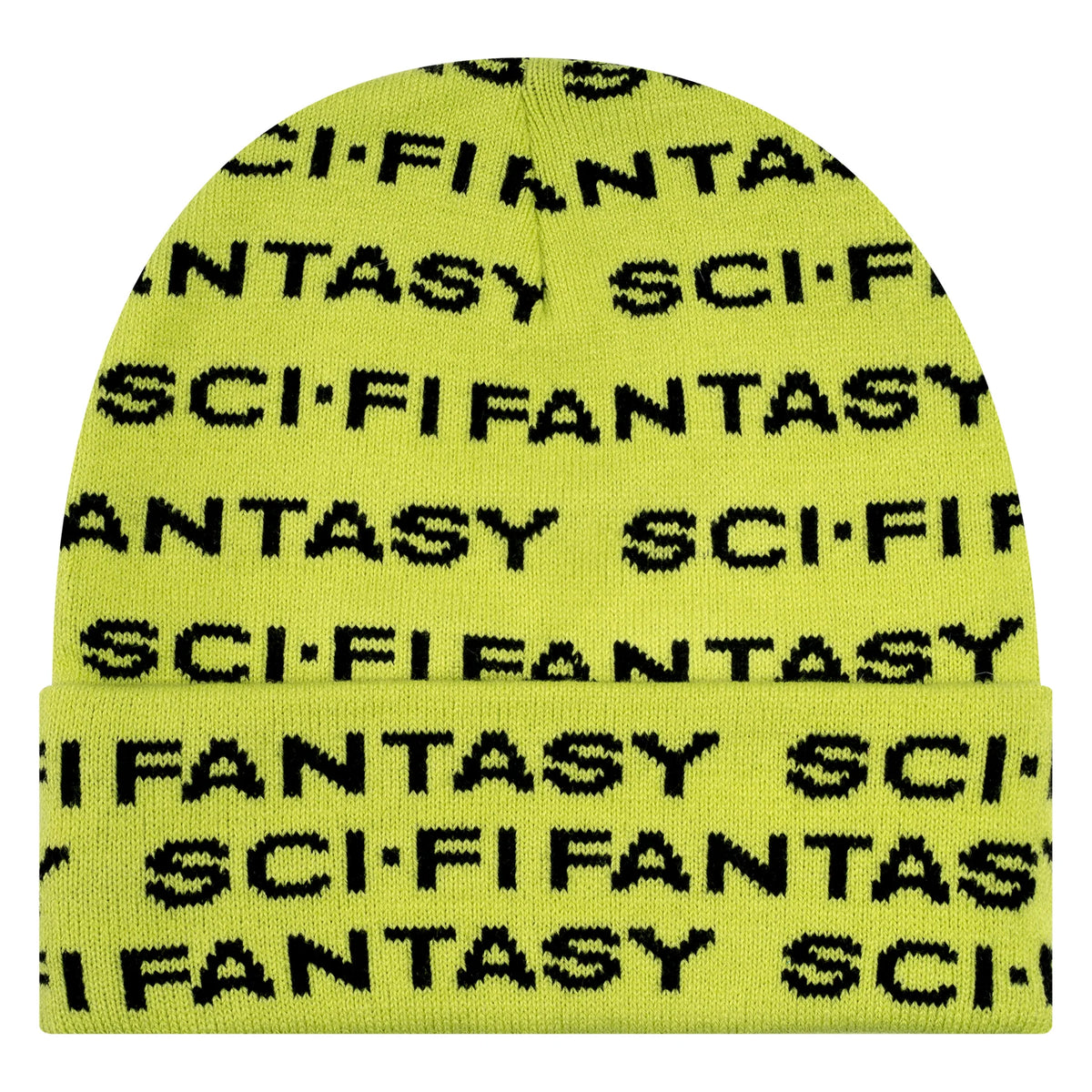 Sci-Fi Fantasy Repeat Logo Beanie - Green