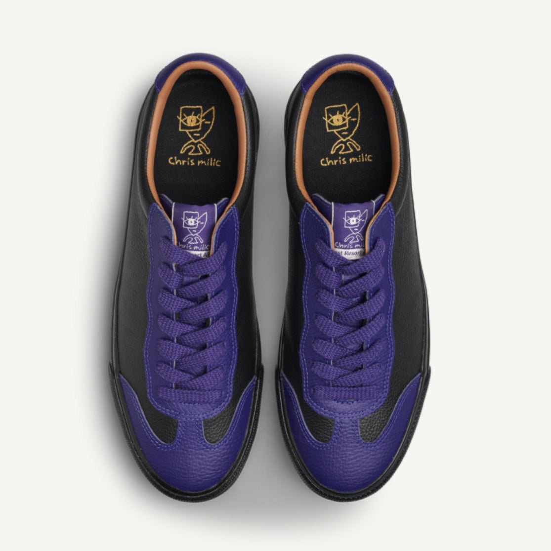 Last Resort AB VM004 Milic Leather - Black / Heliotrope