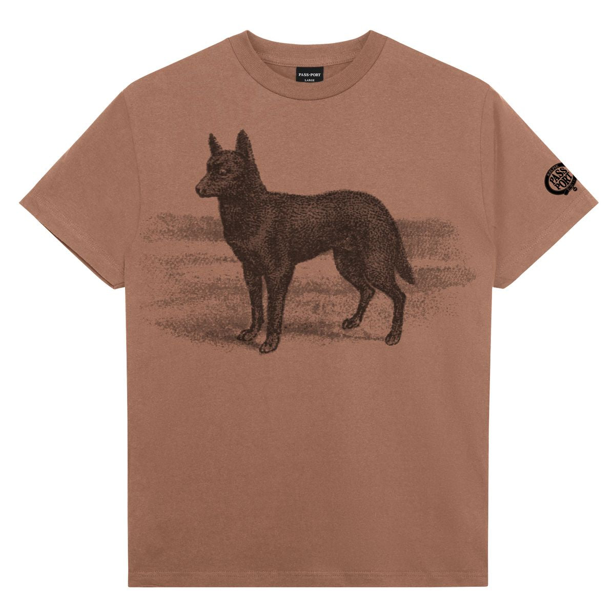 Pass~Port Kelpie Tee - Dusty Brown