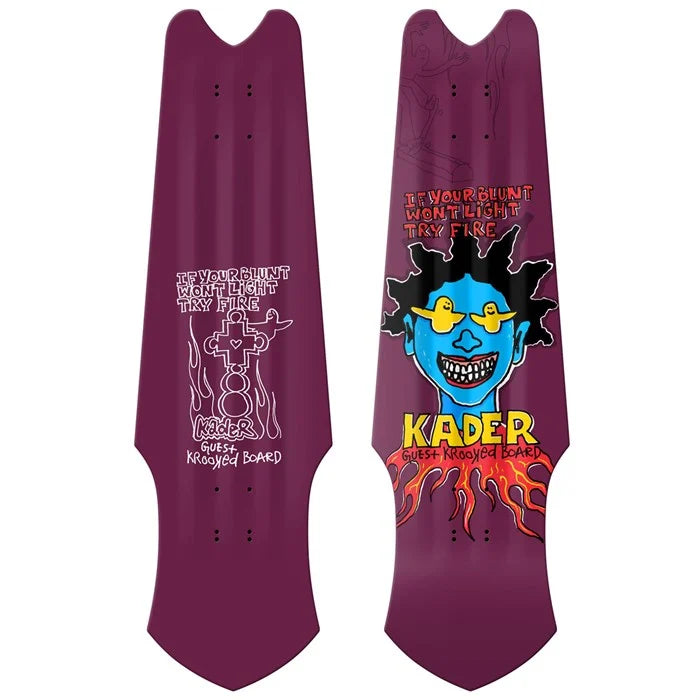 Krooked Kader Guest Tri Plane Skateboard Deck 9.75