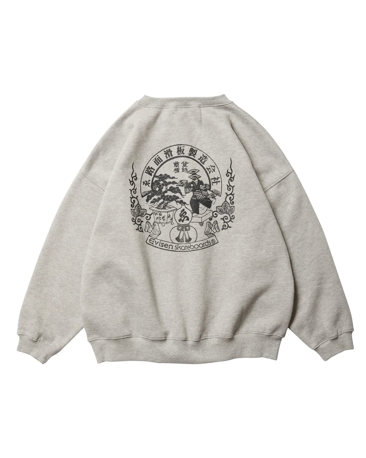 Evisen Emblem Crewneck Heather Grey