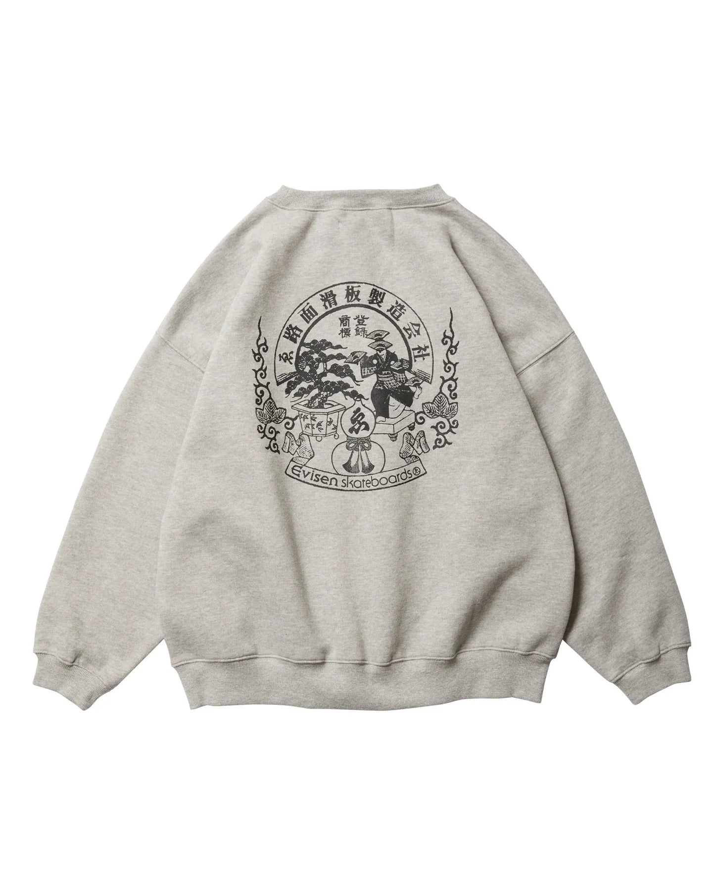 Evisen Emblem Crewneck Heather Grey