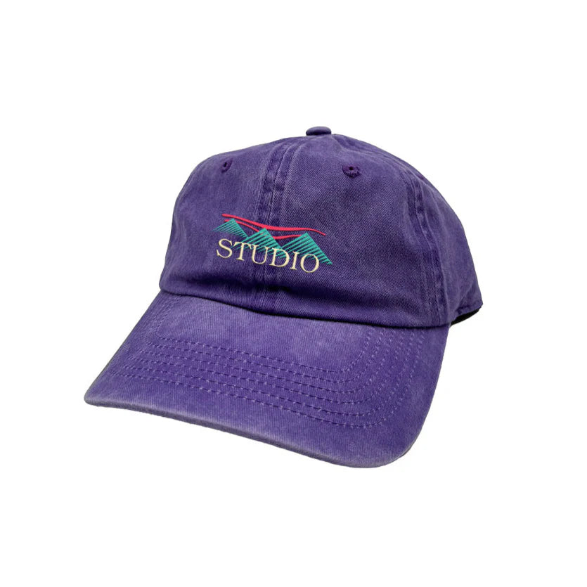 Studio Summit 6 Panel Strapback Hat - Purple