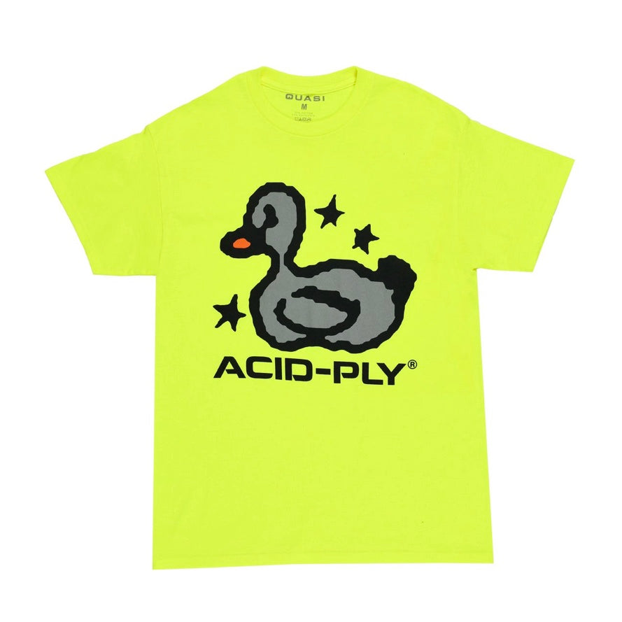 Quasi 'Duck Tech' Tee - Safety Green
