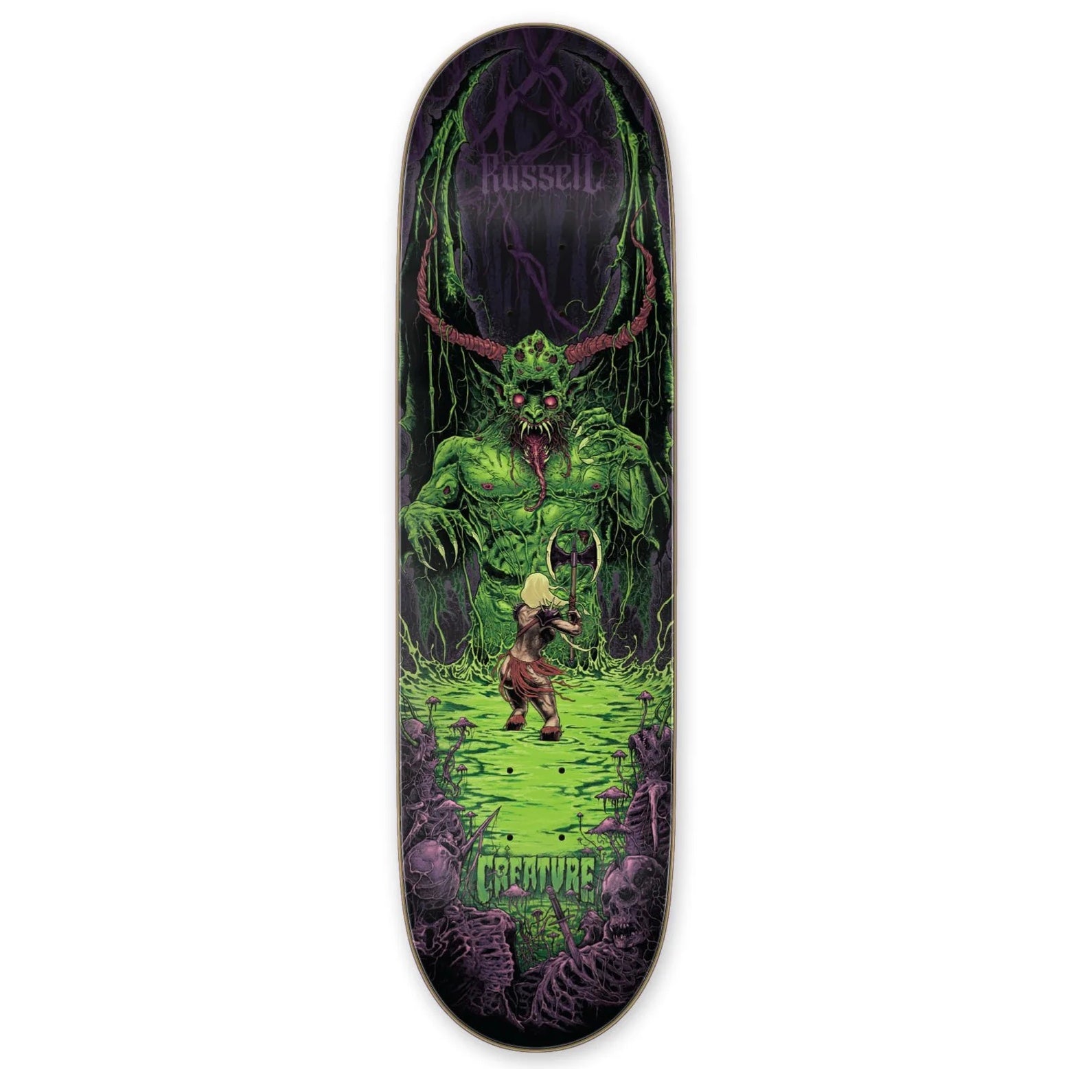 Creature Russell Swamp Skateboard Deck - 8.6