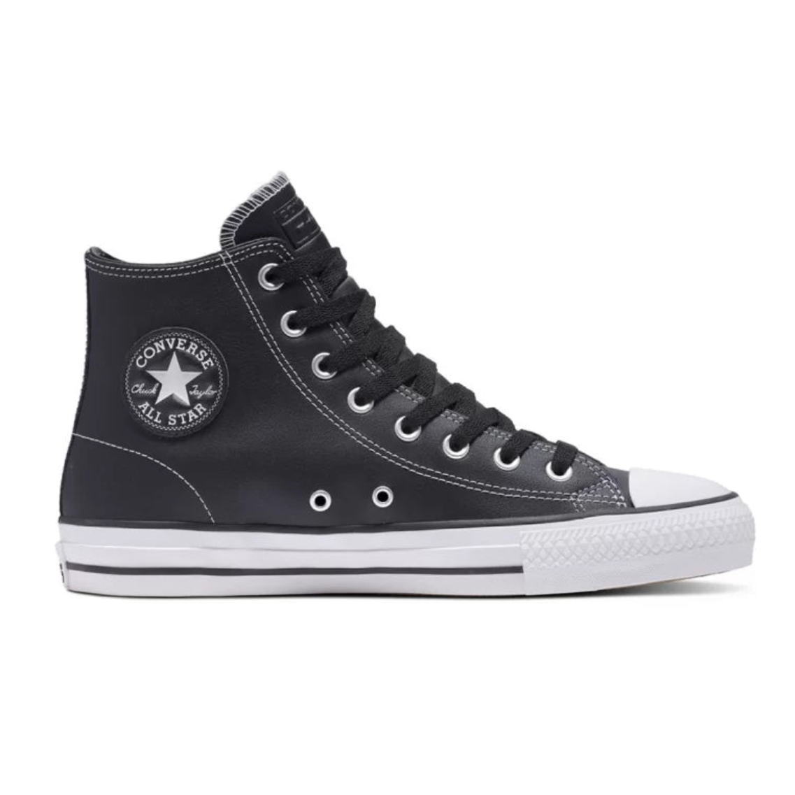 Converse CTAS Pro Hi Leather - Black / White