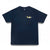 Quartersnacks 'Sanitation Logo' T-Shirt - Navy