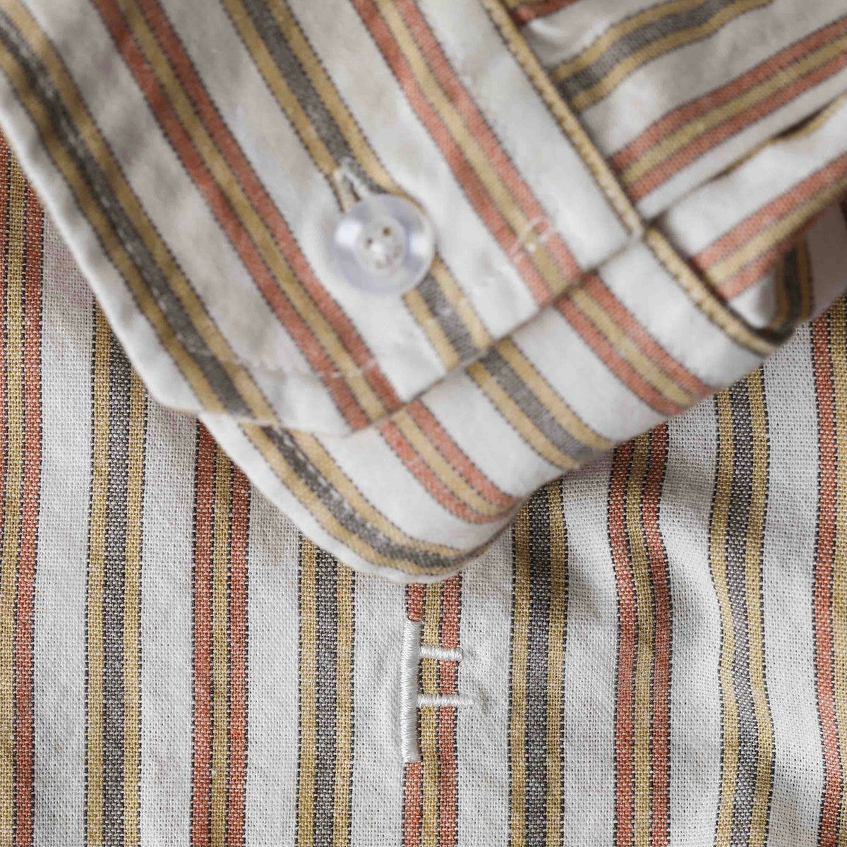 Former Reynolds Striped LS Shirt - Ochre