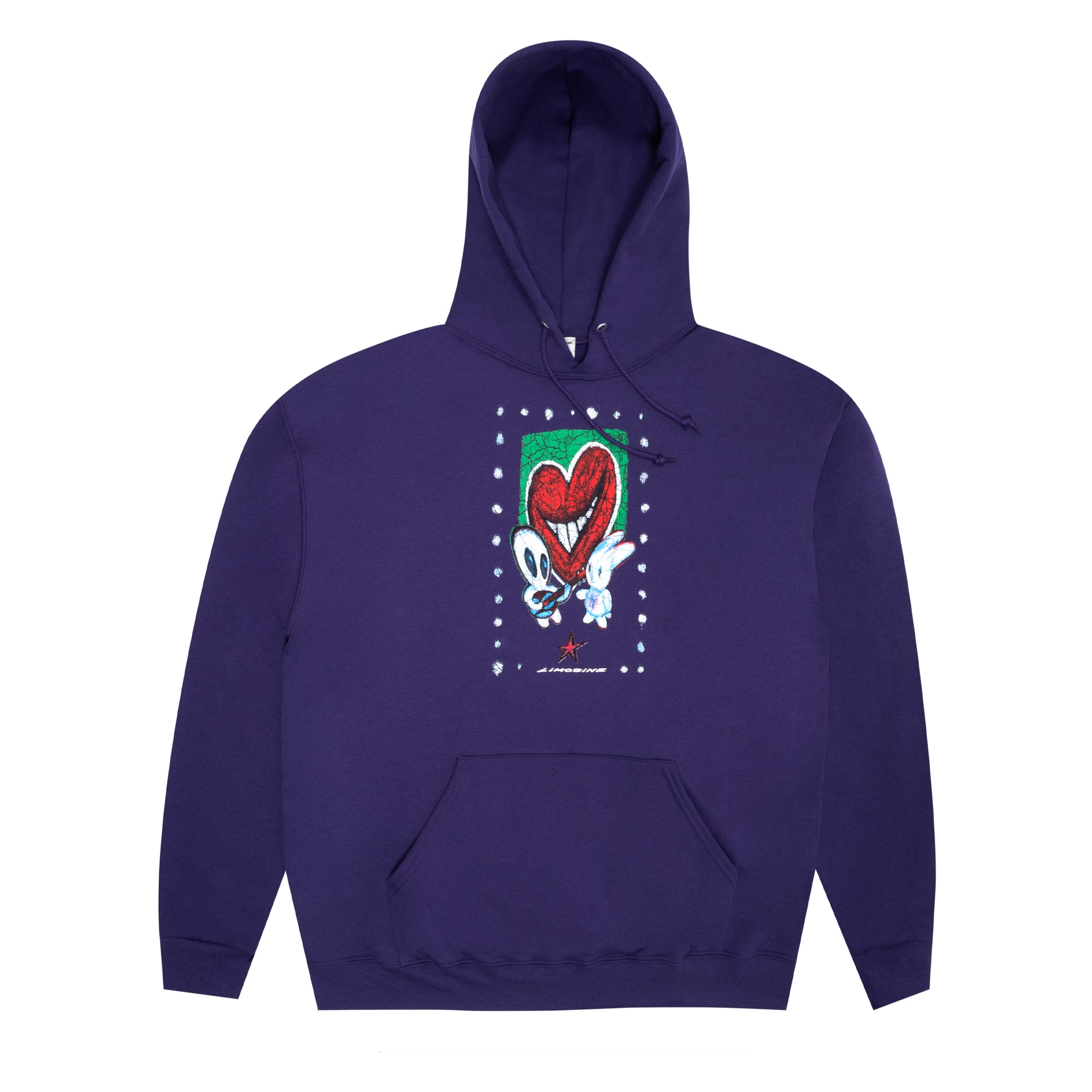 Limosine Heart Throb Hoodie- Dark Purple