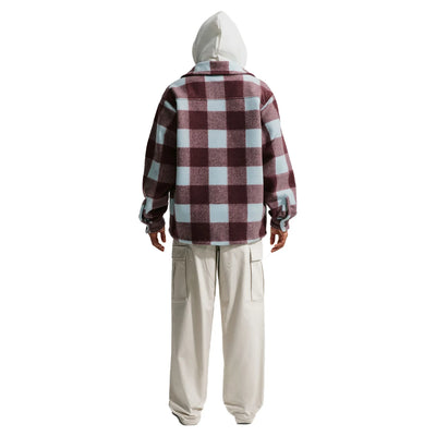 Nike SB Essentials Jacket - Glacier Blue/Burgundy Crush