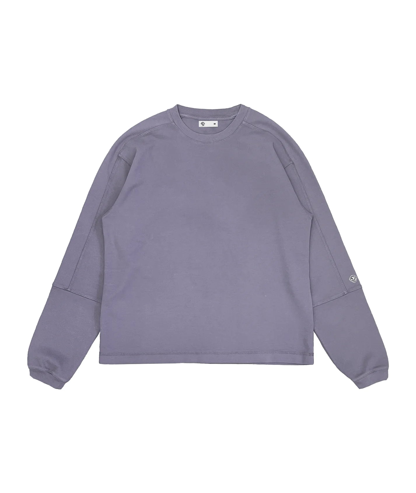 Dancer Panel Pique Crewneck - Faded Purple