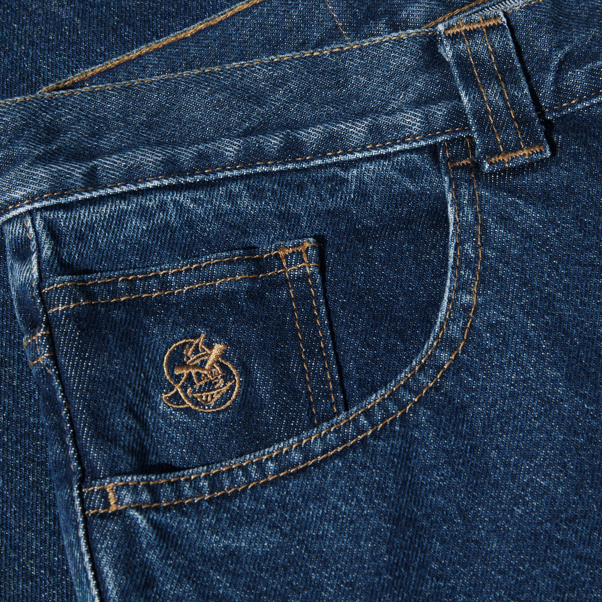 Polar Skate Co '93! Denim - Dark Blue