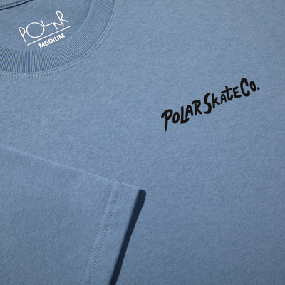 Polar Skate Co Yoga Trippin' T-Shirt - Oxford Blue