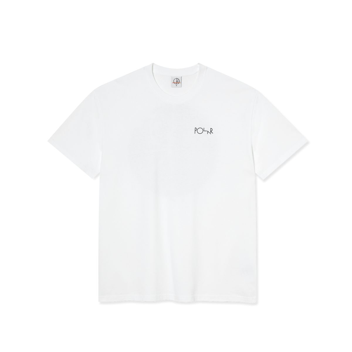 Polar Skate Co Burnside 2084 Fill Logo Tee - White