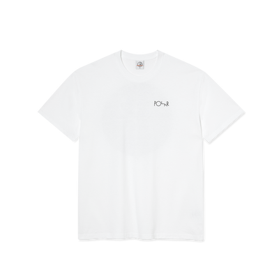 Polar Skate Co Burnside 2084 Fill Logo Tee - White