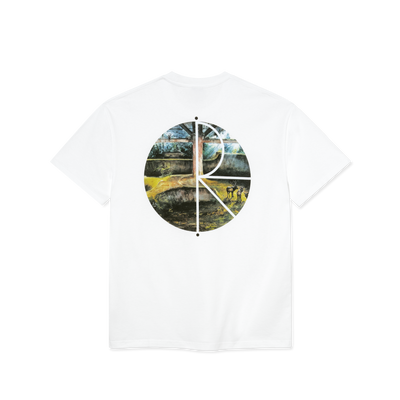 Polar Skate Co Burnside 2084 Fill Logo Tee - White