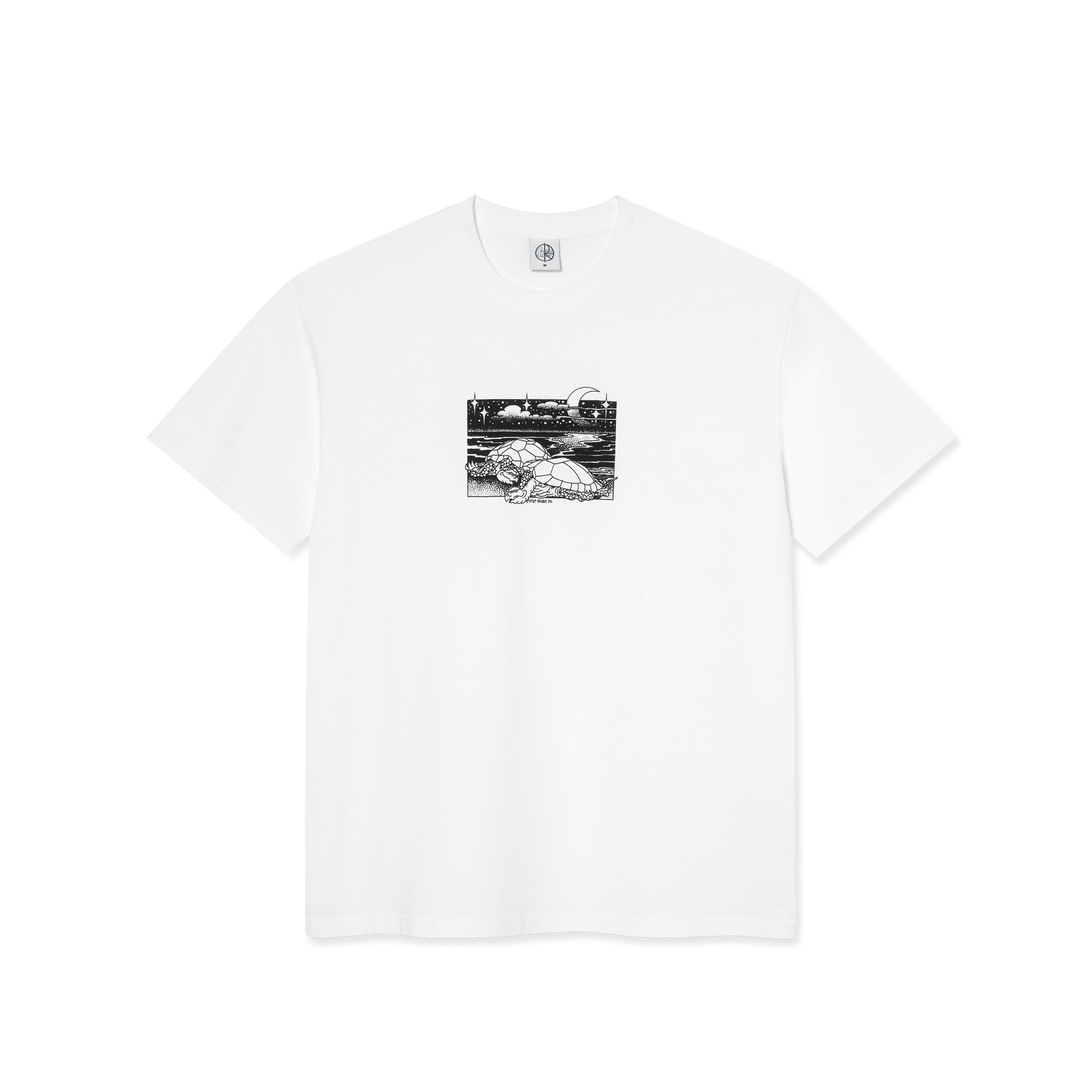 Polar Skate Co Turtle Town Tee - White