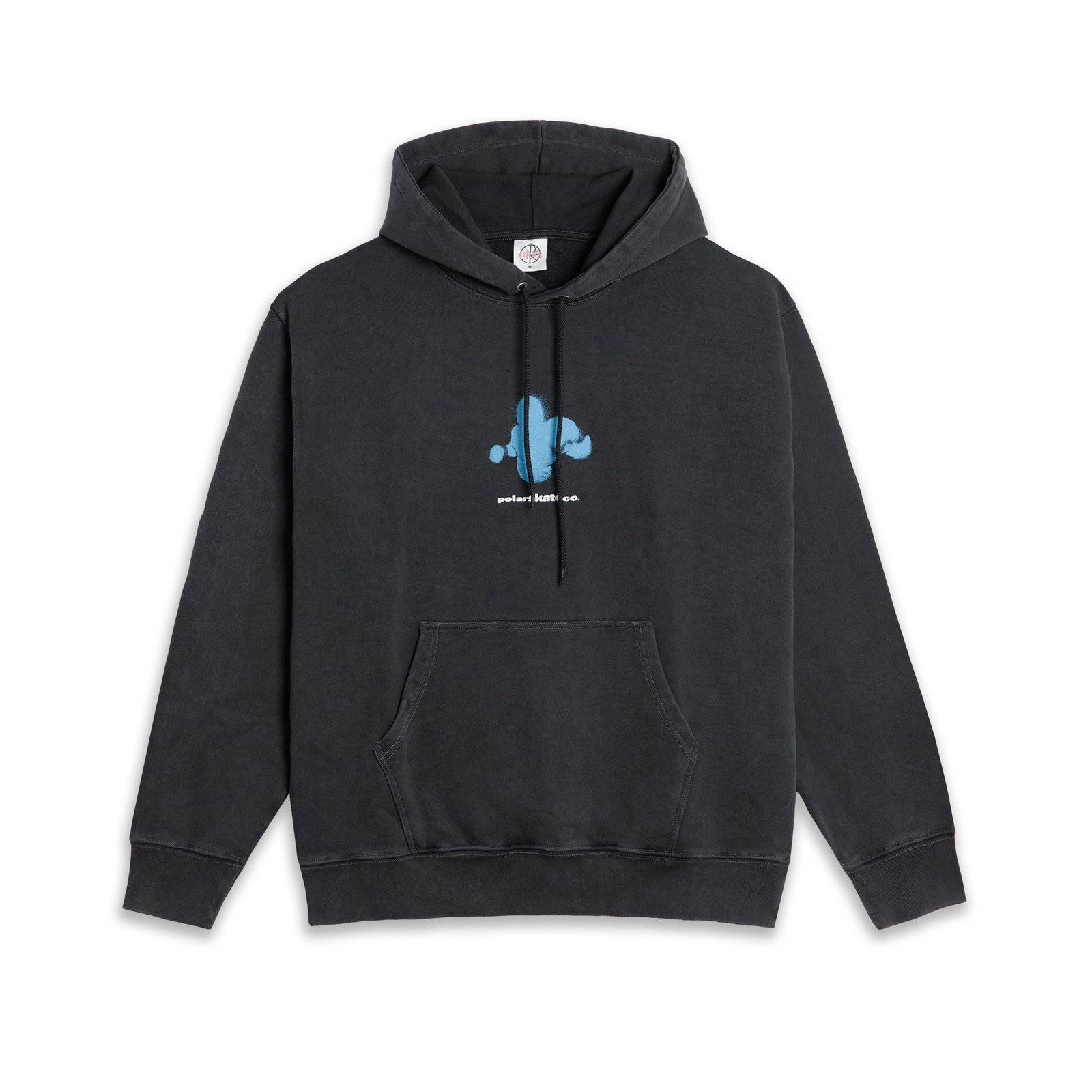 Polar Skate Co Dave Hoodie | Fighting Myself - Silver Black