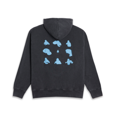 Polar Skate Co Dave Hoodie | Fighting Myself - Silver Black