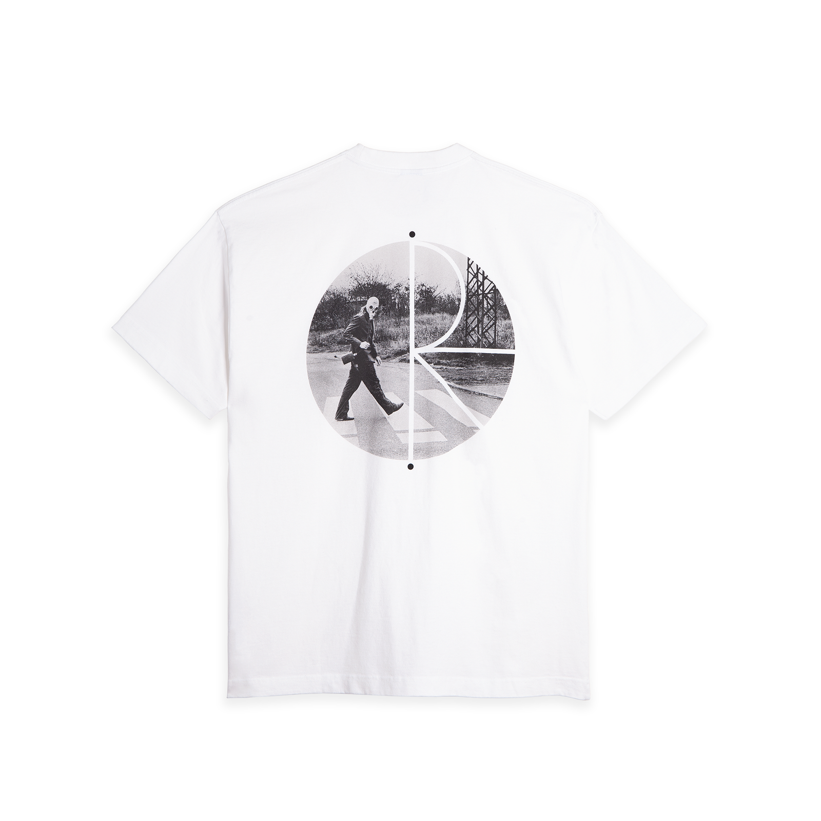 Polar Skate Co Fill Logo Tee | Klez Crossing - White