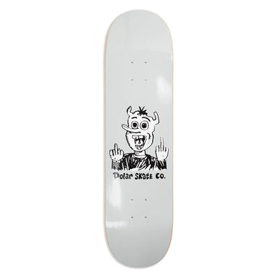 Polar Skate Co - Team 'Up Yours!' Deck - Grey