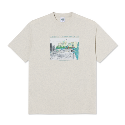 Polar Mindfulness Tee - Ivory Grey Melange