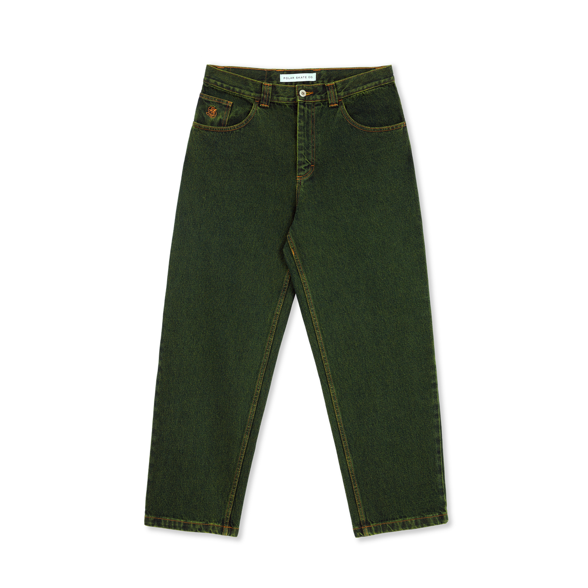 Polar Skate Co '93! Jeans - Chartreuse / Blue