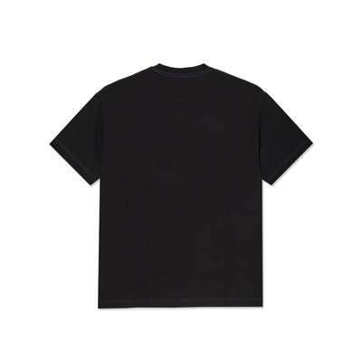 Polar Skate Co Doodle Contrast Tee Beach Walk - Black/Purple