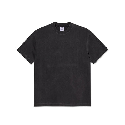 Polar Skate Co Contrast Stroke Logo Tee - Silver Black/Black