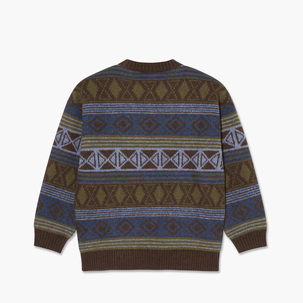 Polar George Sweater - Blue Green Mix