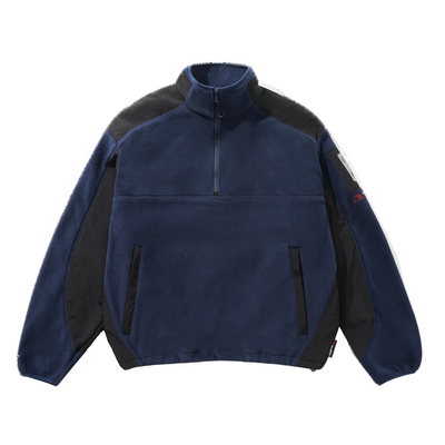 Butter Goods Polartec 1/4 Zip Pullover - Navy