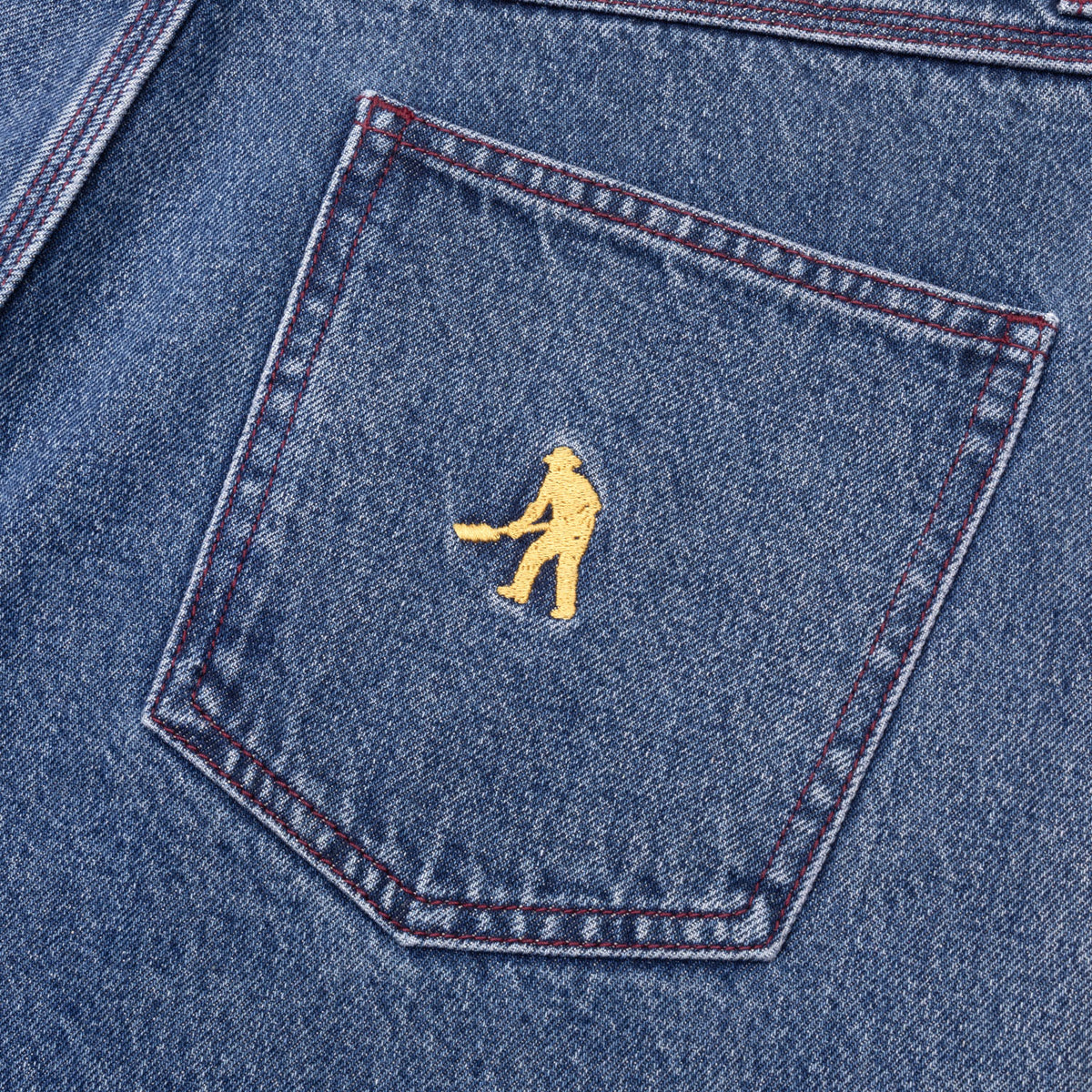 Pass~Port Workers Club Denim Jeans - Washed Dark Indigo