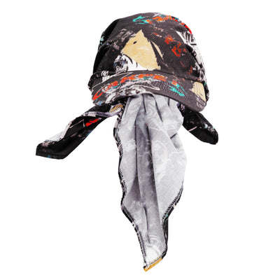 Carpet Rag Tee Bandana Hat - Black