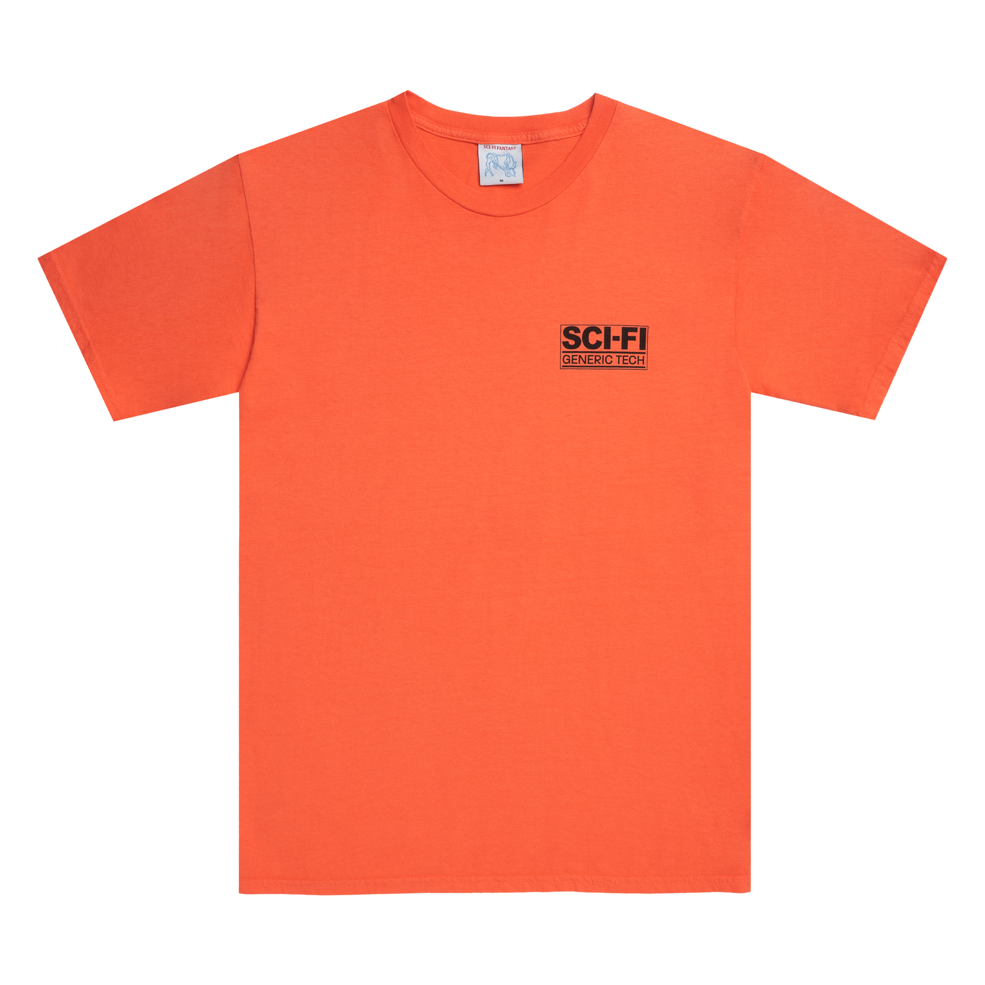 Sci-Fi Fantasy Generic Tech T-Shirt - Bright Salmon