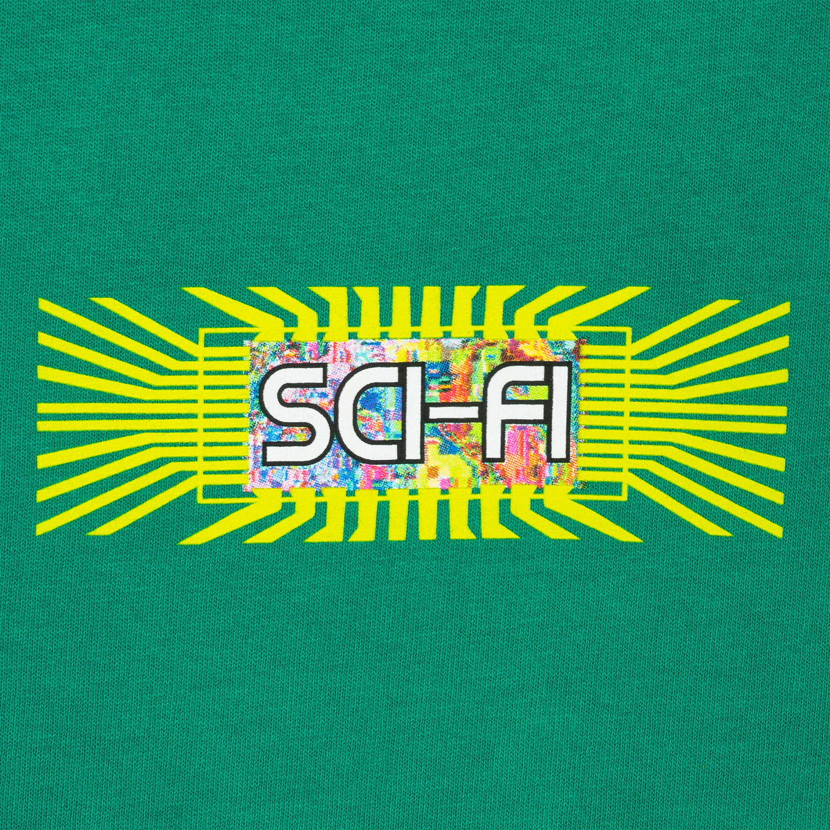 Sci-Fi Fantasy Chip T-Shirt - Kelly Green