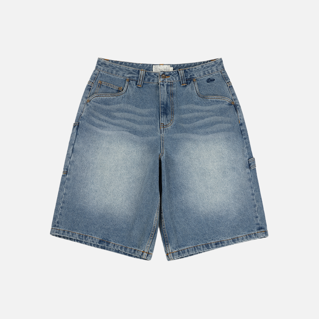 Dime Classic Denim Shorts - Sandblasted Indigo