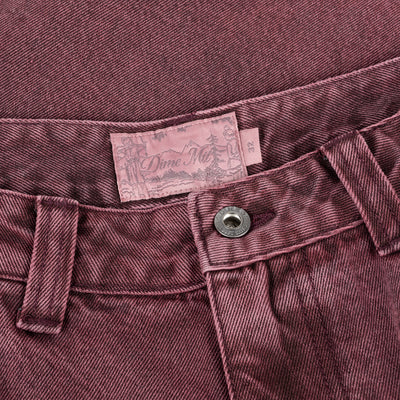Dime Classic Denim Shorts - Wine Washed