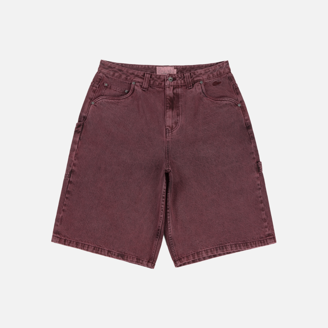 Dime Classic Denim Shorts - Wine Washed | 35th North
